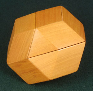 Golden Rhombic Icosahedron