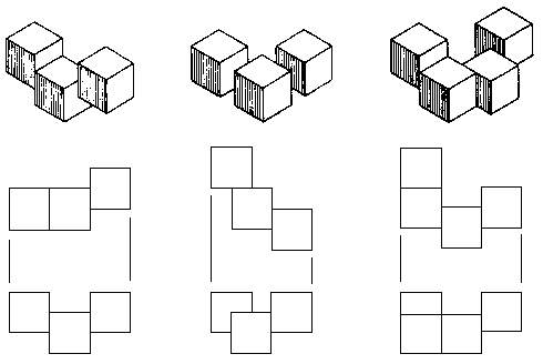 Three-Piece Block - Pieces
